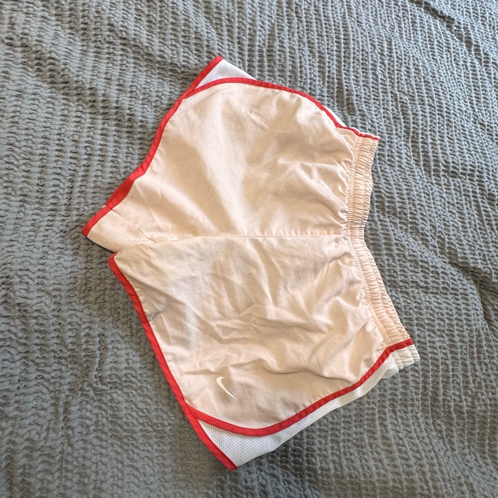 Nike - light pink Athletic Shorts with Trim - girls size large